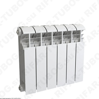 Алюминиевый радиатор RIFAR ALUM 200 - 7 сек., подключение боковое, белый (глянцевый)
