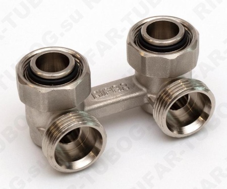 R.Ad.L01 Rifar Узел нижнего подключения, угловой, G 3/4 НГ (евроконус) x G 3/4 НР