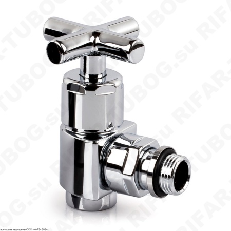 0375-1500C000 SR Rubinetterie Ручной вентиль Prestige & Minimal, крест, угловой, G 1/2 НР х G 1/2 ВР, Хром