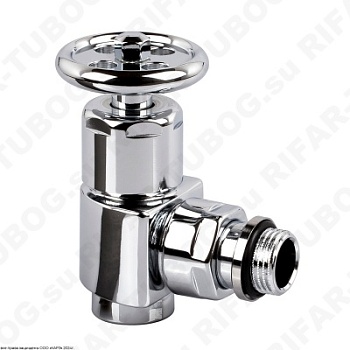 0335-1500C000 SR Rubinetterie Ручной вентиль Prestige & Minimal, маховик, угловой, G 1/2 НР х G 1/2 ВР, Хром