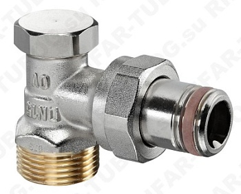 1091072 Oventrop Вентиль Combi 2, угловой, НР, R 1/2 НР х G 3/4 НР