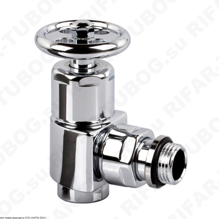 0335-1500C000 SR Rubinetterie Ручной вентиль Prestige & Minimal, маховик, угловой, G 1/2 НР х G 1/2 ВР, Хром