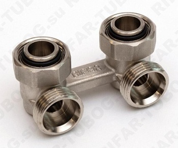 R.Ad.L01 Rifar Узел нижнего подключения, угловой, G 3/4 НГ (евроконус) x G 3/4 НР