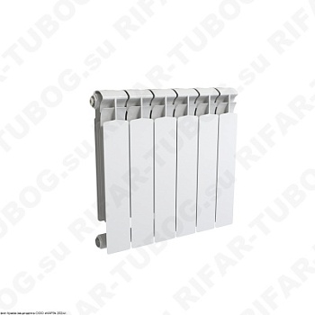 Биметаллический радиатор RIFAR ECOBUILD 300 - 6 сек., подключение боковое, белый (глянцевый)