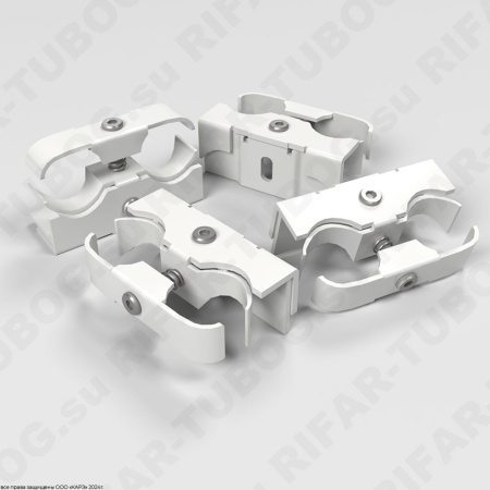 Радиатор 2-х трубчатый RIFAR TUBOG 2100 - 29 сек, подключение нижнее одностороннее (D1), цвет BO — Бордо (глянцевый)