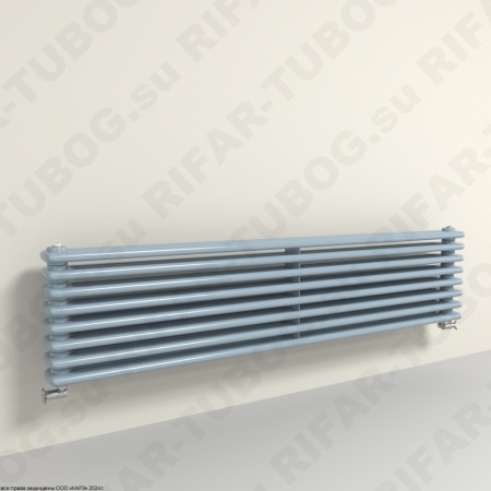 Горизонтальный радиатор 3-х трубчатый  RIFAR TUBOG HORIZONT 3180 - 8 сек, цвет SA — Сапфир (глянцевый)