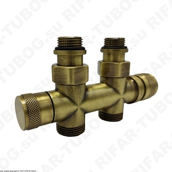 0682-1500Z0E0 SR Rubinetterie Узел нижнего подключения, ручной, прямой, G 1/2 НР х G 3/4 НР, Бронза