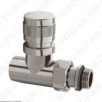 0612-1500NS00 SR Rubinetterie Ручной вентиль Tondera, прямой, G 1/2 НР х G 1/2 ВР, Матовый никель