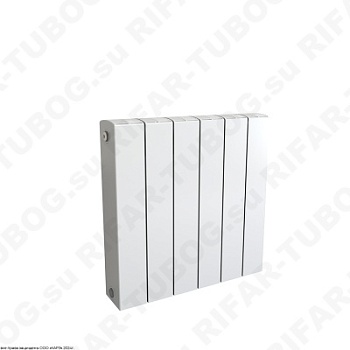 Биметаллический радиатор RIFAR SUPReMO 350 - 12 сек., подключение боковое, белый (глянцевый)