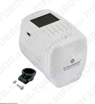 601100004 Schlosser Электронный программируемый термостат DZ, клеммное соединение, Белый