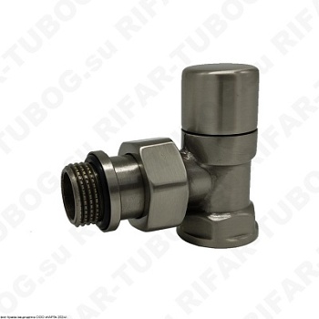 0453-1500NS00 SR Rubinetterie Вентиль на обратную подводку Ovus, угловой, G 1/2 НР х G 1/2 ВР, Матовый никель