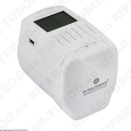 601100001 Schlosser Электронный программируемый термостат SH, M30x1,5, Белый