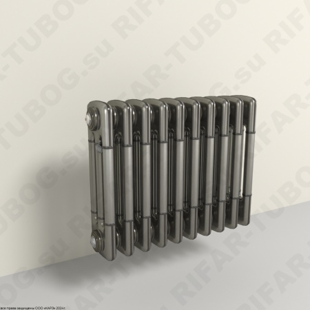 Радиатор 3-х трубчатый RIFAR TUBOG 3037 - 30 сек, подключение боковое универсальное (B1-B4), цвет TL — Технолак (глянцевый)