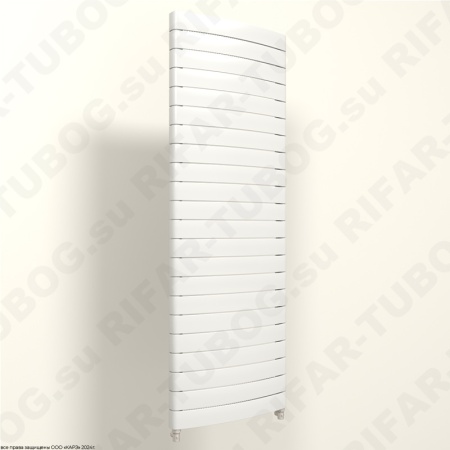 Биметаллический радиатор RIFAR CONVEX 500 - 22 сек., подключение нижнее разнесенное, белый (глянцевый)