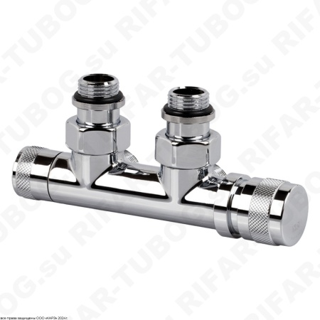 0681-1500C0E0 SR Rubinetterie Узел нижнего подключения, ручной, угловой, Правый, G 1/2 НР х G 3/4 НР евроконус, Хром