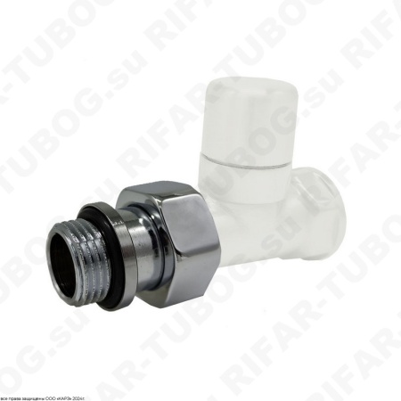 0454-1500VC0A SR Rubinetterie Вентиль на обратную подводку Ovus, прямой, G 1/2 НР х G 1/2 ВР, Белый